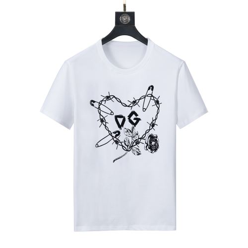 綿/コットン 2022新作 個性的 ドルチェ&ガッバーナスーパーコピー 半袖Tシャツ スタイリッシュな印象 2色可選 吸汗性に優れ ドルチェ＆ガッバーナ Dolce&Gabbana