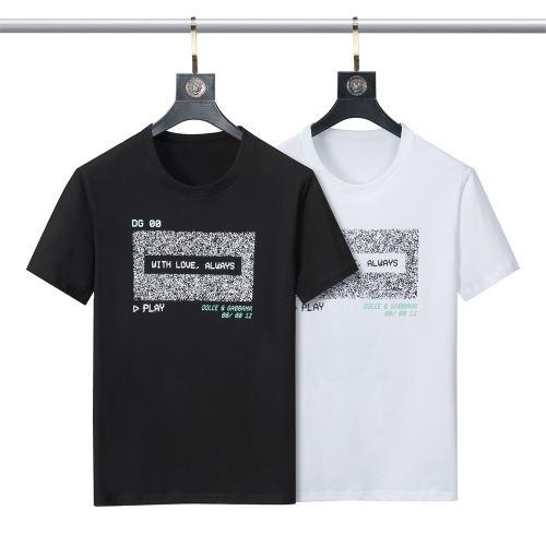 2色可選 ドルチェ&ガッバーナブランド コピー 2022新作 半袖Tシャツ シンプル 気軽にカジュアルに使える 着回し度抜群 デザイン性の高い