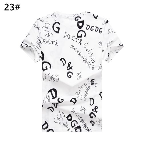 ラウンドネック プリント 半袖Tシャツ 吸汗性に優れ 肌に馴染みやすい 2色可選 薄手 2022新作 ドルチェ&ガッバーナスーパーコピー