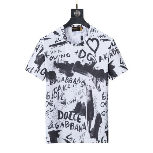 2022新作 半袖Tシャツ プリント ドルチェ ガッバーナコピー 乾きやすい 通気性に優れた ラックスした雰囲気 大好評