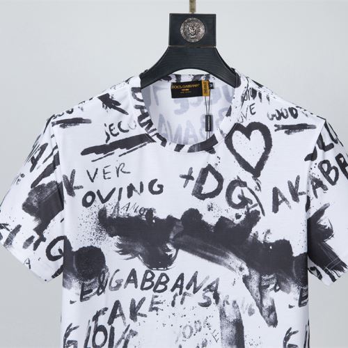 2022新作 半袖Tシャツ プリント ドルチェ ガッバーナコピー 乾きやすい 通気性に優れた ラックスした雰囲気 大好評