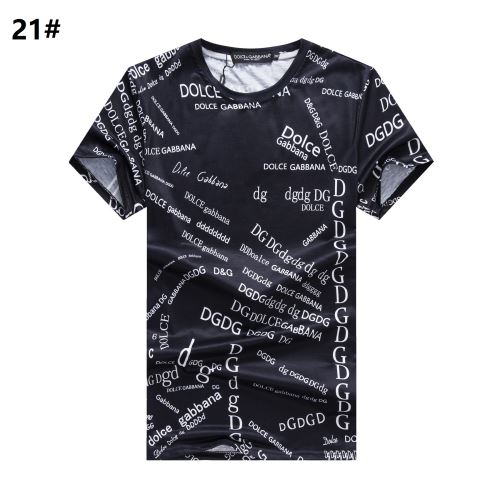 ファション性の高い 2色可選 ドルチェ&ガッバーナブランド コピー 2022新作 プリント 半袖Tシャツ 肌に密着 シンプル 薄手 通気性に優れた 生地が薄い