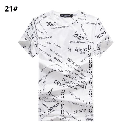 ファション性の高い 2色可選 ドルチェ&ガッバーナブランド コピー 2022新作 プリント 半袖Tシャツ 肌に密着 シンプル 薄手 通気性に優れた 生地が薄い