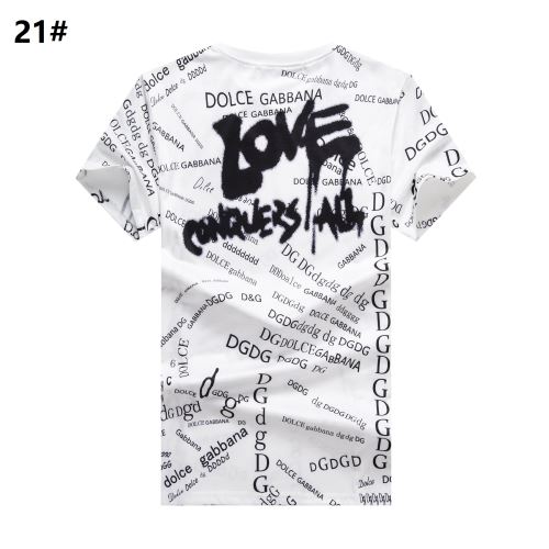 ファション性の高い 2色可選 ドルチェ&ガッバーナブランド コピー 2022新作 プリント 半袖Tシャツ 肌に密着 シンプル 薄手 通気性に優れた 生地が薄い