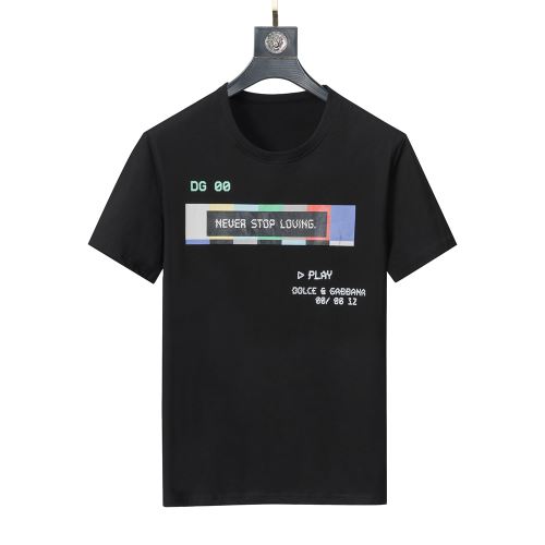 魅力ファッション 2色可選 2022新作 半袖Tシャツ ドルチェ&ガッバーナコピー ブランド プリント バリエーションに富む 柔らかい手触り 着回し度抜群