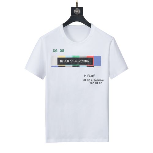 魅力ファッション 2色可選 2022新作 半袖Tシャツ ドルチェ&ガッバーナコピー ブランド プリント バリエーションに富む 柔らかい手触り 着回し度抜群