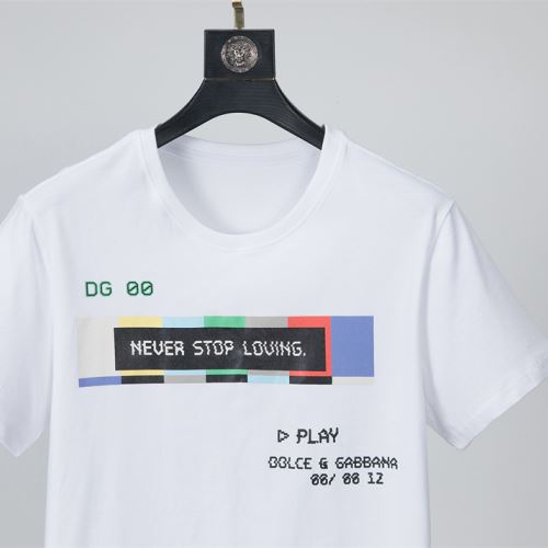 魅力ファッション 2色可選 2022新作 半袖Tシャツ ドルチェ&ガッバーナコピー ブランド プリント バリエーションに富む 柔らかい手触り 着回し度抜群