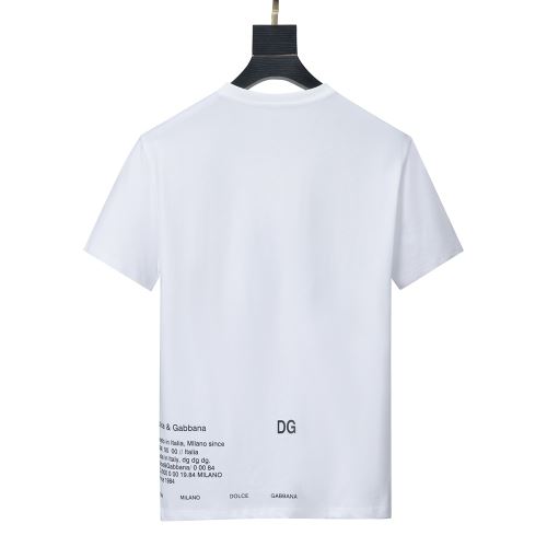 2色可選 半袖Tシャツ 綿/コットン 頑丈な素材 乾きやすい 2022新作 縦には伸びにくい ファション性の高い ドルチェ&ガッバーナスーパーコピー