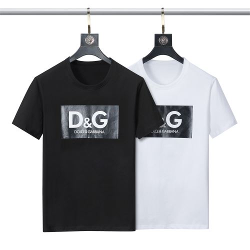 ラウンドネック 半袖Tシャツ 2022新作 ドルチェ&ガッバーナブランドコピー 落ち着いた感覚 2色可選 着心地満点 通気性に優れた