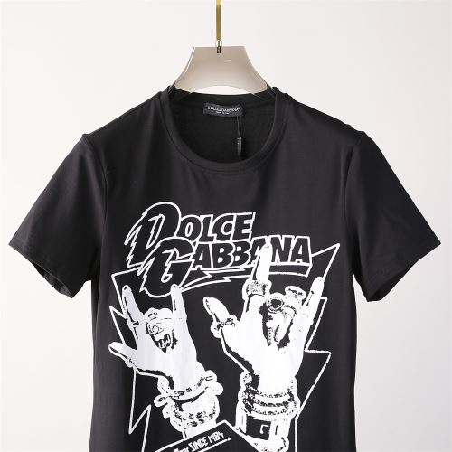 上品な輝きを放つ形 ドルチェ ガッバーナコピー ラウンドネック プリント 半袖Tシャツ 2022新作 2色可選 柔らかい手触り 自然な肌触り