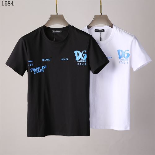ドルチェ&ガッバーナスーパーコピー 激安 レジャー ラウンドネック 半袖Tシャツ 2022新作 2色可選 吸汗性に優れ シンプル