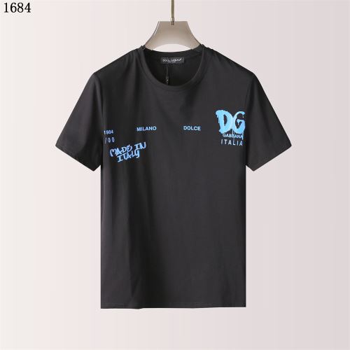 ドルチェ&ガッバーナスーパーコピー 激安 レジャー ラウンドネック 半袖Tシャツ 2022新作 2色可選 吸汗性に優れ シンプル