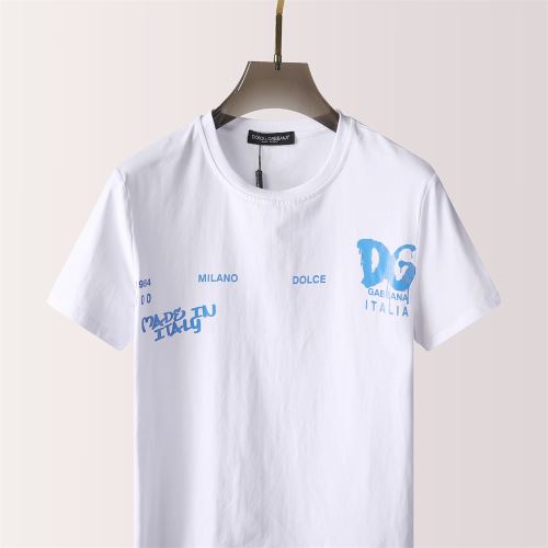 ドルチェ&ガッバーナスーパーコピー 激安 レジャー ラウンドネック 半袖Tシャツ 2022新作 2色可選 吸汗性に優れ シンプル