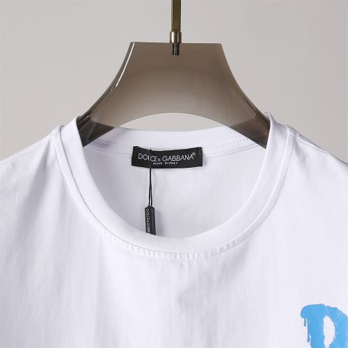ドルチェ&ガッバーナスーパーコピー 激安 レジャー ラウンドネック 半袖Tシャツ 2022新作 2色可選 吸汗性に優れ シンプル