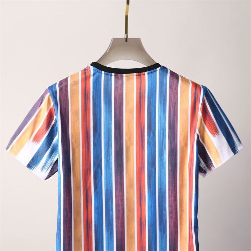 ラウンドネック ストライプ 半袖Tシャツ 優しいフィット感 2022新作 体の運動機能を助け 豊富なサイズ ドルチェ&ガッバーナブランドスーパーコピー