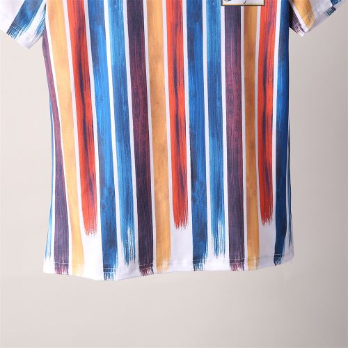 ラウンドネック ストライプ 半袖Tシャツ 優しいフィット感 2022新作 体の運動機能を助け 豊富なサイズ ドルチェ&ガッバーナブランドスーパーコピー