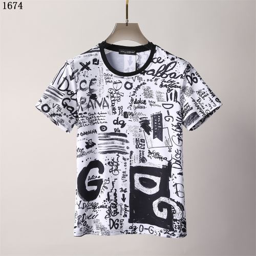 今買い◎得 プリント 半袖Tシャツ 着心地満点 シンプル ドライ 2022新作 ドルチェ&ガッバーナブランド コピー