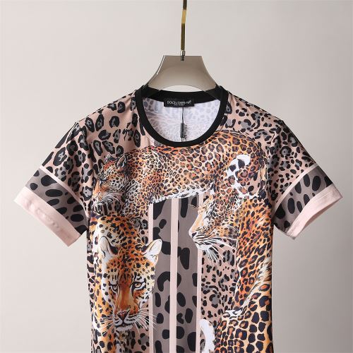 ファション性の高い ラウンドネック プリント 半袖Tシャツ ドルチェ&ガッバーナブランド 偽物 通販 2022新作 超目玉 吸汗性に優れ