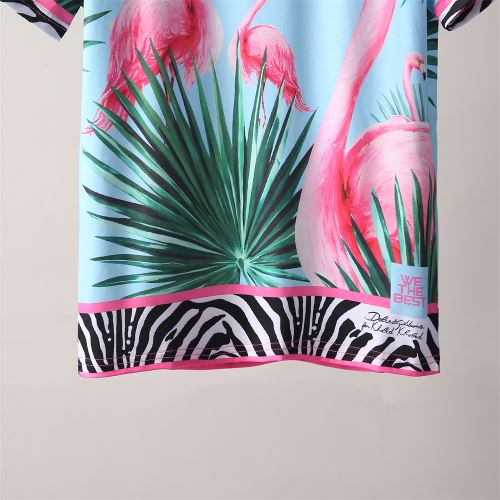 人気ブランド ドルチェ&ガッバーナコピーブランド プリント 半袖Tシャツ デザイン性の高い 乾きやすい 2022新作