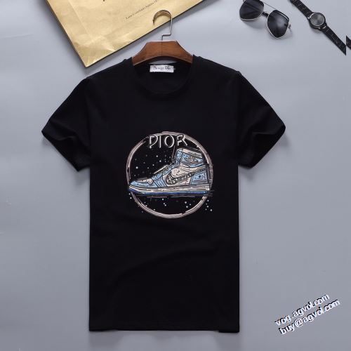 サイズ豊富 2色可選 半袖Tシャツ セットアップ上下 通気性に優れた 2022新作 ディオール DIOR 刺繍使い 着心地満点 着回し度抜群 ディオールブランドスーパーコピー