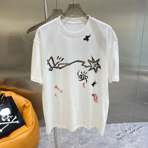 プリント 2022新作 ラウンドネック 半袖Tシャツ ディオール DIOR 2色可選 レジャー ドライ 優しいフィット感 豊富なサイズ ディオールスーパーコピー 激安
