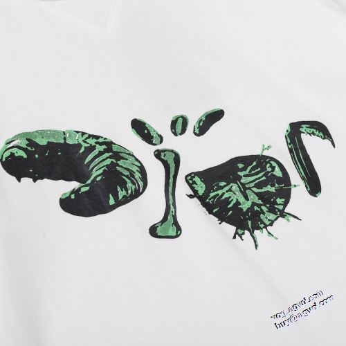 個性的 半袖Tシャツ モノクロ 2色可選 通気性に優れた ディオールコピーブランド デザイン性の高い 2022新作 ディオール DIOR 吸汗速乾
