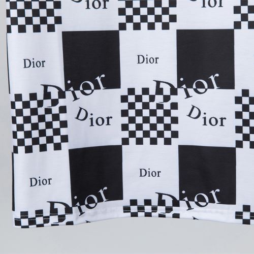 ラウンドネック 半袖Tシャツ ディオールスーパーコピー 格子縞 2022新作 ディオール DIOR レイヤード風 バリエーションに富む 高品質 人気
