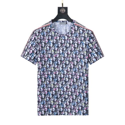 2022新作 ディオール 半袖Tシャツ プリント DIOR デザイン性の高い 着回し度抜群 吸汗性に優れ 風合いが出る ディオールコピー