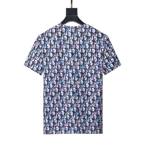2022新作 ディオール 半袖Tシャツ プリント DIOR デザイン性の高い 着回し度抜群 吸汗性に優れ 風合いが出る ディオールコピー