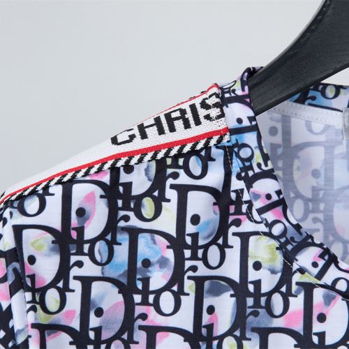 2022新作 ディオール 半袖Tシャツ プリント DIOR デザイン性の高い 着回し度抜群 吸汗性に優れ 風合いが出る ディオールコピー
