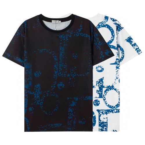 2022新作 ディオールブランド コピー 存在感のある 半袖Tシャツ 男女兼用 カジュアル 肌に密着 乾きやすい 2色可選