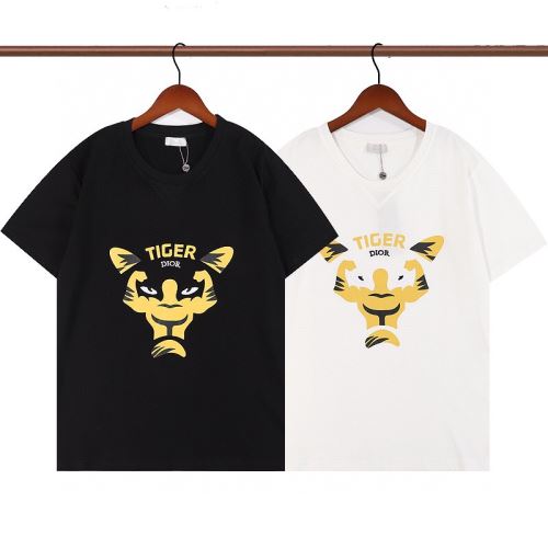 最安値に挑戦 ディオールブランドスーパーコピー 2色可選 バリエーションに富む 半袖Tシャツ 2022新作 シンプル オリジナル 通気性に優れた