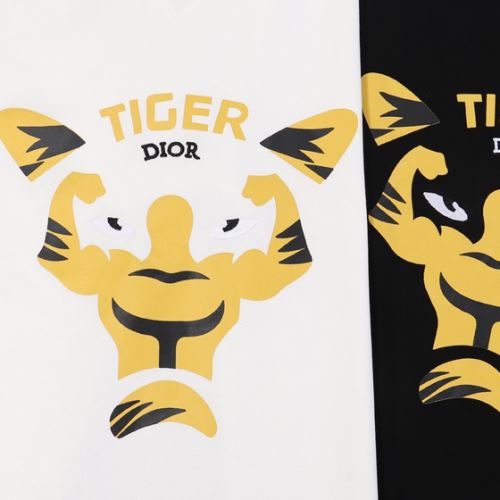最安値に挑戦 ディオールブランドスーパーコピー 2色可選 バリエーションに富む 半袖Tシャツ 2022新作 シンプル オリジナル 通気性に優れた