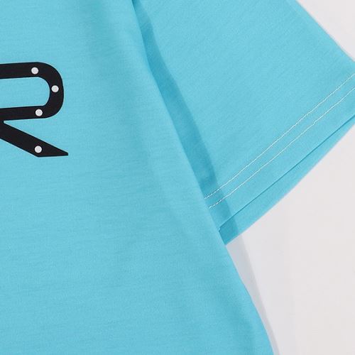 2022新作 ディオールスーパーコピー レジャー 半袖Tシャツ 配色切替 シンプル 吸汗性に優れ ラックスした雰囲気 お洒落に魅せる