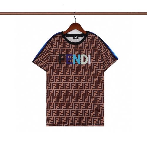 フェンディブランド 偽物 通販 2022新作 半袖Tシャツ 刺繍使い 通気性に優れた ラックスした雰囲気 オリジナル 2色可選