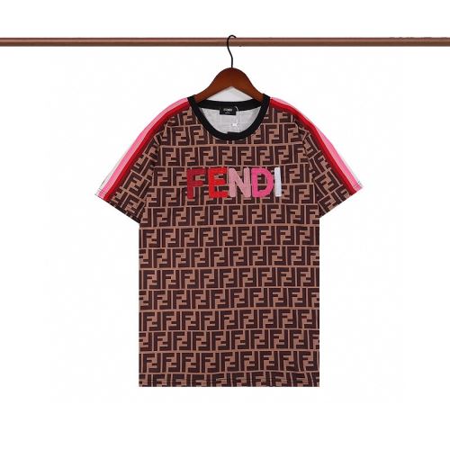フェンディブランド 偽物 通販 2022新作 半袖Tシャツ 刺繍使い 通気性に優れた ラックスした雰囲気 オリジナル 2色可選