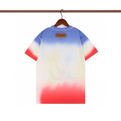 ラウンドネック 半袖Tシャツ 希少価値大！配色切替 収縮性のある 着回し度抜群 ルイ ヴィトンブランド コピー 2022新作