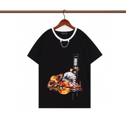 2022新作 半袖Tシャツ 存在感のある プリント オリジナル 2色可選 通気性に優れた ルイ ヴィトンスーパーコピー