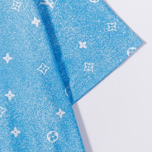男女兼用 個性的 ルイ ヴィトンブランド 偽物 通販 2022新作 コンビカラー 半袖Tシャツ クールビズ 通気性に優れた