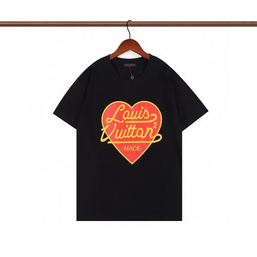 希少価値大！2色可選 半袖Tシャツ プリント 縦には伸びにくい 縦には伸びにくい 2022新作 ルイ ヴィトンスーパーコピー 激安