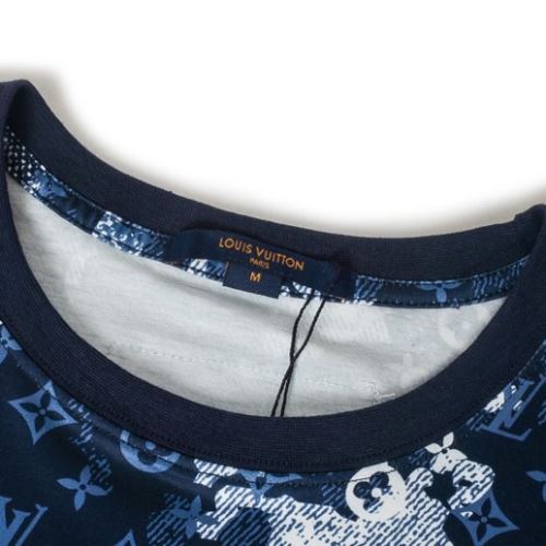 2022新作 レジャー ラウンドネック 半袖Tシャツ ルイ ヴィトンコピーブランド お洒落に魅せる 体の運動機能を助け 高品質