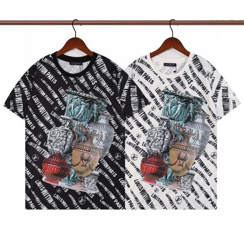 セール中 しわになりにくい プリント 半袖Tシャツ 2022新作 吸汗性に優れ オリジナル ルイ ヴィトンスーパーコピー 