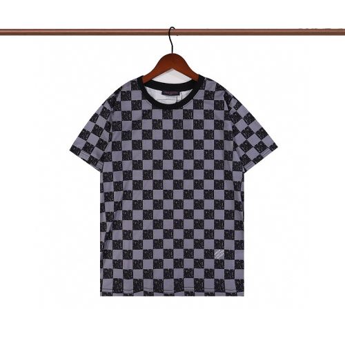 グレンチェック レジャー 半袖Tシャツ 2色可選 ルイ ヴィトンブランド コピー サイズ豊富 吸汗性に優れ 2022新作