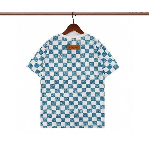 グレンチェック レジャー 半袖Tシャツ 2色可選 ルイ ヴィトンブランド コピー サイズ豊富 吸汗性に優れ 2022新作