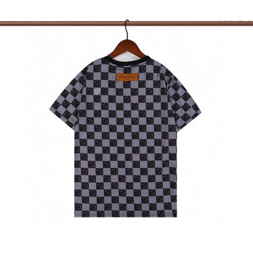 グレンチェック レジャー 半袖Tシャツ 2色可選 ルイ ヴィトンブランド コピー サイズ豊富 吸汗性に優れ 2022新作
