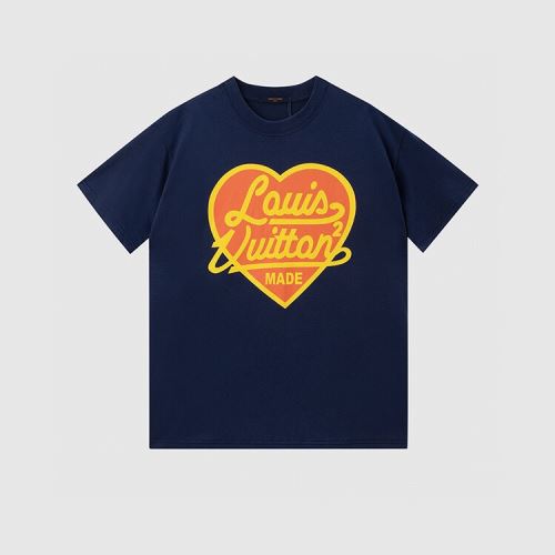 2022新作 極上の着心地 2色可選 ラウンドネック 半袖Tシャツ 収縮性のある 肌に密着 ルイ ヴィトンコピーブランド