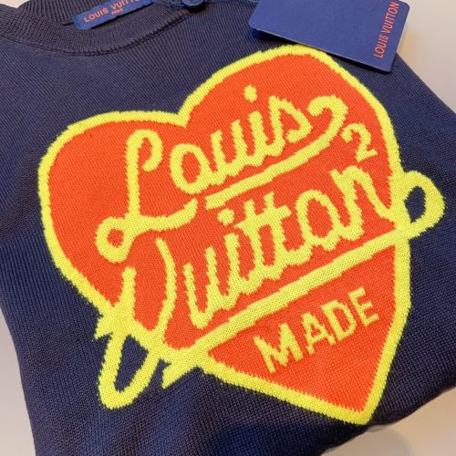 オリジナル 男女兼用 ルイ ヴィトンコピー 刺繍加工 半袖Tシャツ 2022新作 通気性に優れた 着心地満点