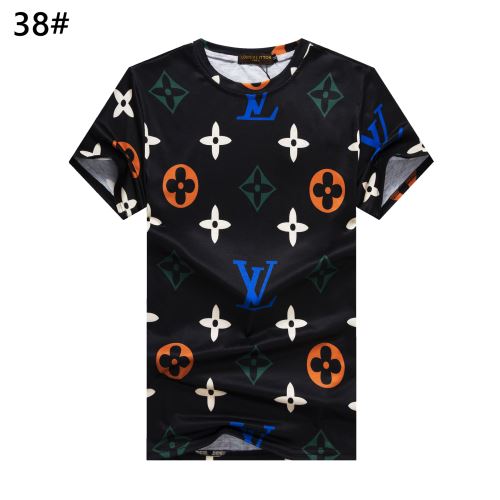 ルイ ヴィトンコピー ブランド 2色可選 半袖Tシャツ プリント 収縮性のある 魅力ファッション 2022新作 着心地満点