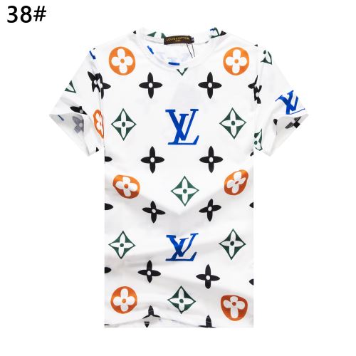 ルイ ヴィトンコピー ブランド 2色可選 半袖Tシャツ プリント 収縮性のある 魅力ファッション 2022新作 着心地満点
