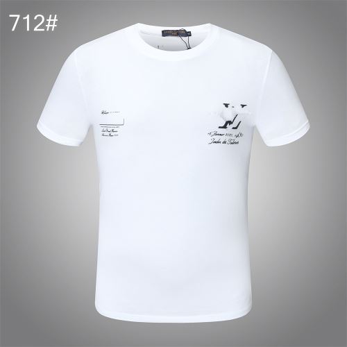 2色可選 ラウンドネック 半袖Tシャツ 極上の着心地 収縮性のある 肌に馴染みやすい ルイ ヴィトンブランド 偽物 通販 2022新作